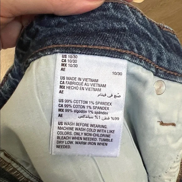 On 34th Wide-Leg Blue Jeans - Picture 5 of 5